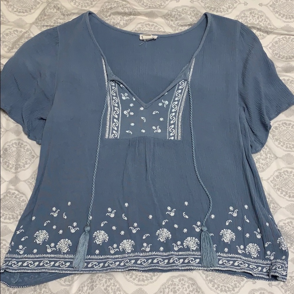 Garage Light Blue Top